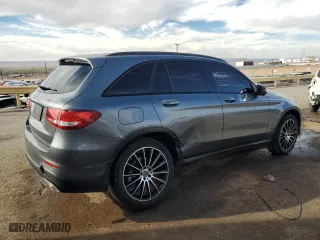 2018 Mercedes-Benz GLC with VIN WDC0G4JB1JV016757, listed as a Copart auction lot 43583665 with 0 mi miles and Salvage Title. Bid and sale history available at carsss.com. Image 3.