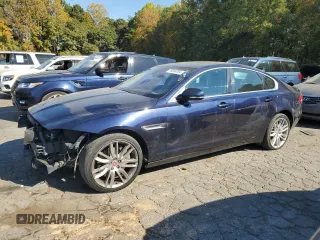 2016 Jaguar XF 35t Prestige with VIN SAJBK4BV6GCY17003, listed as a Copart auction lot 76336784 with 105,686 mi miles and Salvage Title. Bid and sale history available at carsss.com. Image 1.