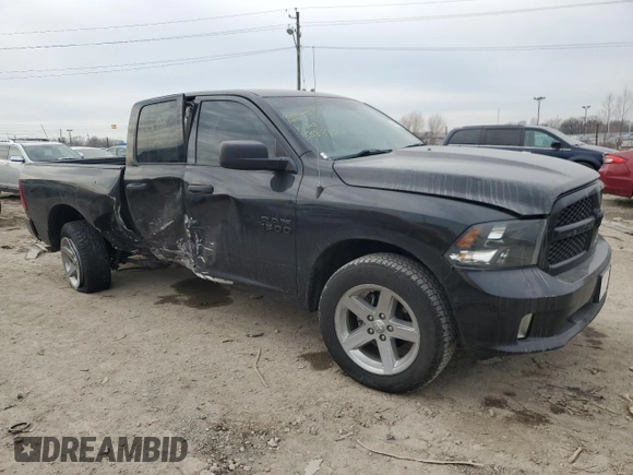2017 Ram 1500 Express with VIN 1C6RR7FG8HS558339, listed as a Copart auction lot 41908714 with 117,968 mi miles and Non Repairable. Bid and sale history available at carsss.com. Image 4.
