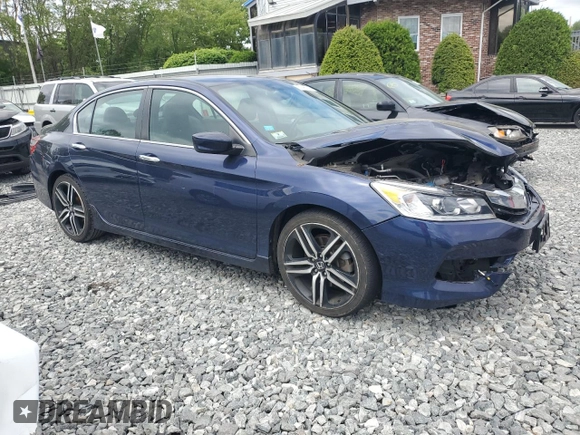 2016 Honda Accord Sport z VIN 1HGCR2F5XGA152794, wystawiony jako Copart lot #57497145 z przebiegiem 88 689 mil mil oraz Szkoda całkowita • Salvage title. Historia ofert i sprzedaży dostępna na DreamBid. Obrazek 4.