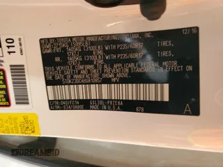 2017 Toyota Sienna LE Auto Access Seat with VIN 5TDKZ3DC4HS810857, listed as a Copart auction lot 51301465 with 150,138 mi miles and Salvage Title. Bid and sale history available at carsss.com. Image 15.