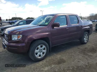 2007 Honda Ridgeline RTL w/Leather with VIN 2HJYK16567H504818, listed as a Copart auction lot 50209725 with 166,015 mi miles and Clean Title. Bid and sale history available at carsss.com. Image 1.