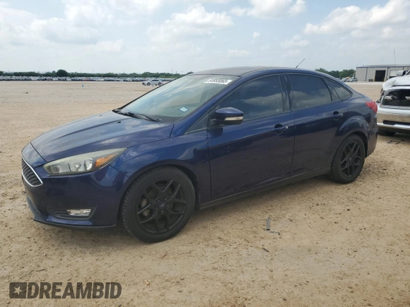 2016 Ford Focus SE with VIN 1FADP3F27GL237946, listed as a Copart auction lot 54955065 with 75,943 mi miles and Clean Title. Bid and sale history available at carsss.com. Image 1.