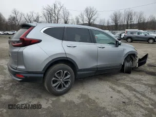 2020 Honda CR-V EX-L with VIN 7FART6H88LE017330, listed as a Copart auction lot 52444145 with Not provided miles and Salvage title. Bid and sale history available at DreamBid. Image 3.