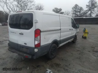 2017 Ford Transit Van with VIN 1FTYR1YMXHKA88027, listed as a IAAI auction lot 41574429 with 258,344 mi miles. Bid and sale history available at carsss.com. Image 4.
