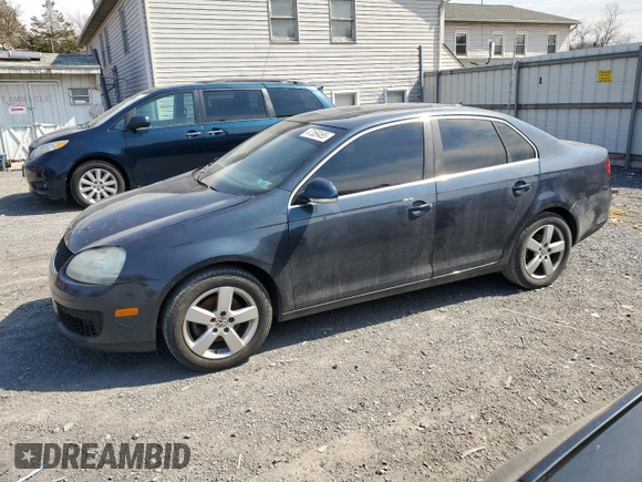 2008 Volkswagen Jetta SE with VIN 3VWRZ71K48M191675, listed as a Copart auction lot 47359465 with 185,741 mi miles and Salvage title. Bid and sale history available at DreamBid. Image 1.