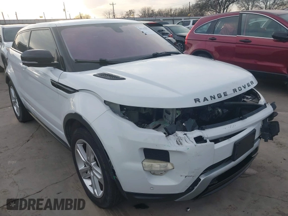 2012 Land Rover Range Rover Evoque Dynamic Premium with VIN SALVT1BG7CH654814, listed as a IAAI auction lot 41743072 with 120,298 mi miles. Bid and sale history available at carsss.com. Image 1.