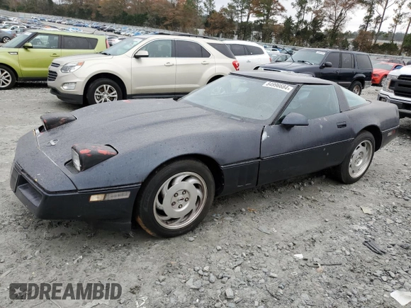 1986 Chevrolet Corvette with VIN 1G1YY0782G5120329, listed as a Copart auction lot 84996684 with 0 mi miles and Clean Title. Bid and sale history available at carsss.com. Image 1.