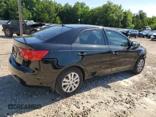 2011 Kia Forte LX with VIN KNAFT4A27B5890346, listed as a Copart auction lot 56483684 with 92,807 mi miles and Salvage Title. Bid and sale history available at carsss.com. Image 3.