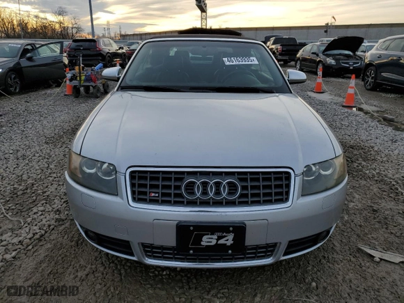 2006 Audi S4 with VIN WUARL48H46K900268, listed as a Copart auction lot 46163935 with 100,371 mi miles and Salvage Title. Bid and sale history available at carsss.com. Image 5.