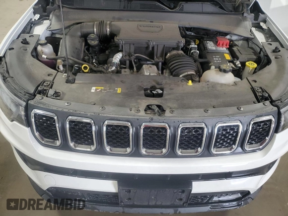2023 Jeep Compass Latitude with VIN 3C4NJDBNXPT561788, listed as a Copart auction lot 53894225 with 34,253 mi miles and Clean Title. Bid and sale history available at DreamBid. Image 12.