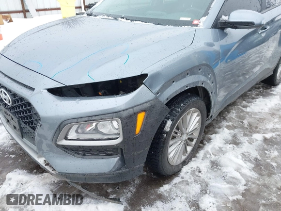 2020 Hyundai Kona SEL Plus with VIN KM8K6CAA1LU557508, listed as a IAAI auction lot 41603655 with 84,257 mi miles and . Bid and sale history available at carsss.com. Image 6.