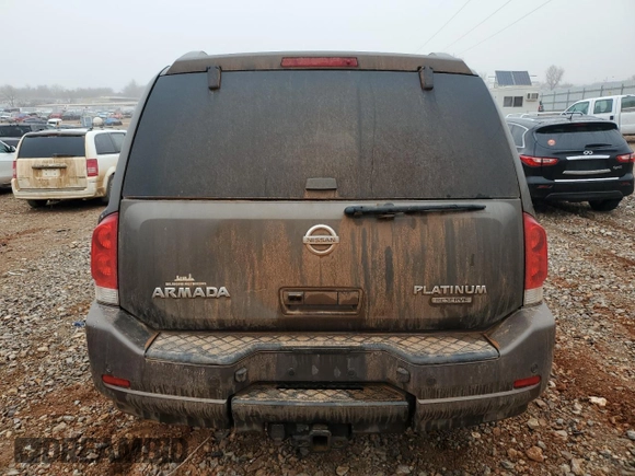 2015 Nissan Armada Platinum z VIN 5N1BA0NE6FN623527, wystawiony jako Copart lot #43061735 z przebiegiem 104 518 mil mil oraz Szkoda całkowita • Salvage title. Historia ofert i sprzedaży dostępna na DreamBid. Obrazek 6.