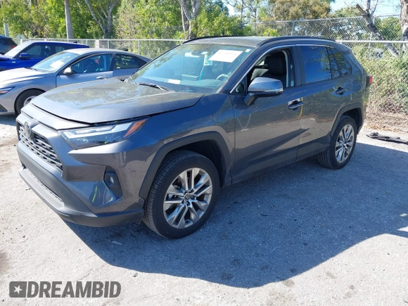 2023 Toyota RAV4 XLE Premium with VIN 2T3A1RFV7PW392991, listed as a IAAI auction lot 41740391 with 16,599 mi miles. Bid and sale history available at carsss.com. Image 2.