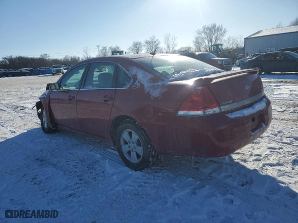 2008 Chevrolet Impala LT with VIN 2G1WT58K189117875, listed as a Copart auction lot 45412345 with 0 mi miles and Salvage Title. Bid and sale history available at carsss.com. Image 2.