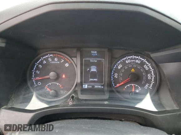 2023 Toyota Tacoma SR z VIN 3TYRX5GN7PT086579, wystawiony jako Copart lot #58221205 z przebiegiem 38 990 mil mil oraz Nie do naprawy • Non repairable. Historia ofert i sprzedaży dostępna na DreamBid. Obrazek 9.