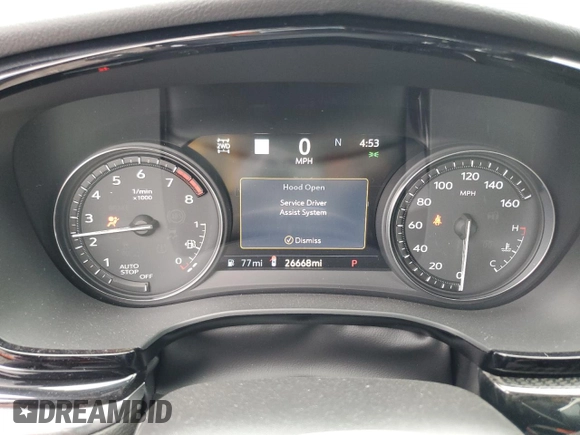 2022 Cadillac XT6 Sport with VIN 1GYKPGRS3NZ142843, listed as a Copart auction lot 47843925 with 26,668 mi miles and Salvage Title. Bid and sale history available at carsss.com. Image 9.