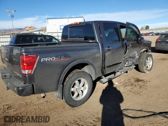 2012 Nissan Titan SV with VIN 1N6BA0EC2CN317761, listed as a Copart auction lot 89278215 with Not Provided miles and Salvage Title. Bid and sale history available at carsss.com. Image 3.