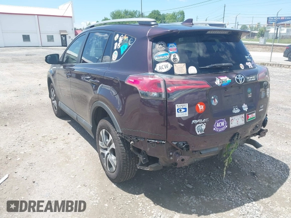 2018 Toyota RAV4 LE with VIN 2T3BFREV2JW781018, listed as a IAAI auction lot 42302802 with 44,165 mi miles and . Bid and sale history available at DreamBid. Image 3.