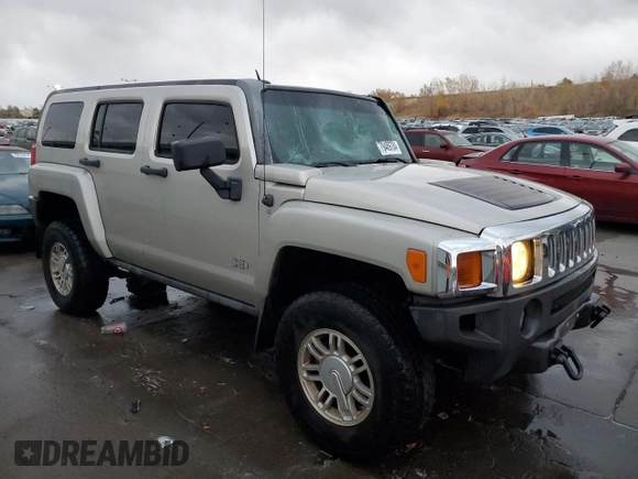 2006 Hummer H3 with VIN 5GTDN136468288973, listed as a Copart auction lot 79489784 with 144,092 mi miles and Salvage Title. Bid and sale history available at DreamBid. Image 4.