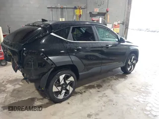 2024 Hyundai Kona Limited with VIN KM8HECA35RU097714, listed as a IAAI auction lot 40592804 with 6,971 mi miles. Bid and sale history available at carsss.com. Image 4.
