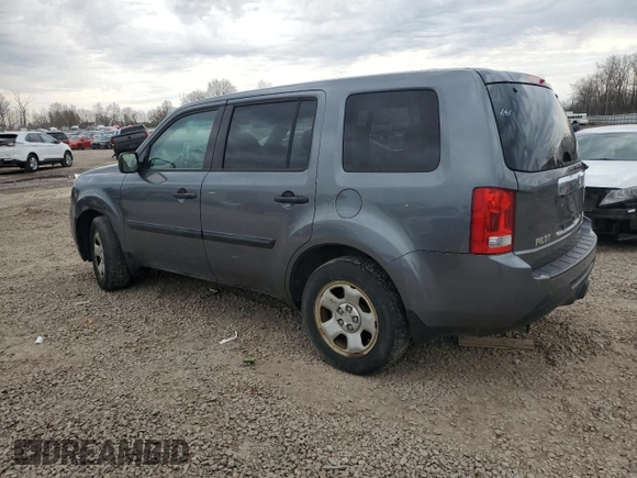 2013 Honda Pilot LX with VIN 5FNYF4H21DB044322, listed as a Copart auction lot 53721415 with 182,107 mi miles and Clean Title. Bid and sale history available at carsss.com. Image 2.