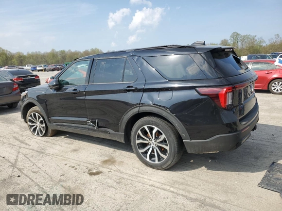 2025 Ford Explorer ST-Line z VIN 1FMUK8KH5SGB54450, wystawiony jako Copart lot #55024745 z przebiegiem 373 mil mil oraz Szkoda całkowita • Salvage title. Historia ofert i sprzedaży dostępna na DreamBid. Obrazek 2.