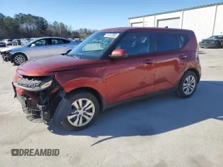 2020 Kia Soul LX with VIN KNDJ23AU8L7119475, listed as a Copart auction lot 46414965 with 90,343 mi miles and Salvage Title. Bid and sale history available at carsss.com. Image 1.