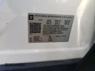 2020 GMC Terrain SLE z VIN 3GKALMEV7LL116217, wystawiony jako Copart lot #46143225 z przebiegiem 101 869 mil mil oraz Szkody całkowita. Historia ofert i sprzedaży dostępna na DreamBid. Obrazek 15.