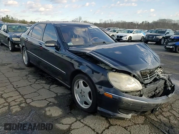 2001 Mercedes-Benz S-Class with VIN WDBNG70J11A203069, listed as a Copart auction lot 84256714 with 0 mi miles and Salvage Title. Bid and sale history available at carsss.com. Image 10.