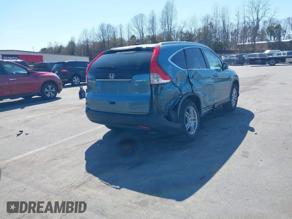 2013 Honda CR-V EX-L with VIN 5J6RM4H71DL003024, listed as a IAAI auction lot 41889010 with 147,126 mi miles. Bid and sale history available at carsss.com. Image 4.