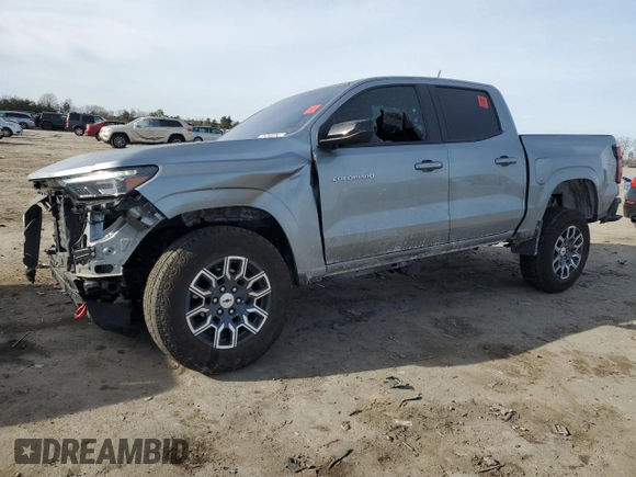 2024 Chevrolet Colorado 4WD Z71 with VIN 1GCPTDEK0R1127474, listed as a Copart auction lot 43428075 with 0 mi miles and Salvage Title. Bid and sale history available at carsss.com. Image 1.