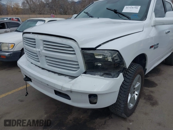 2018 Ram 1500 Big Horn with VIN 1C6RR7LM9JS354875, listed as a IAAI auction lot 41719756 with 105,121 mi miles. Bid and sale history available at carsss.com. Image 6.