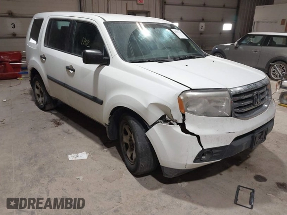 2014 Honda Pilot LX with VIN 5FNYF4H27EB025811, listed as a IAAI auction lot 41501702 with 144,909 mi miles and . Bid and sale history available at DreamBid. Image 1.