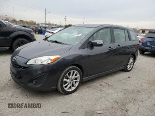 2014 Mazda 5 Grand Touring with VIN JM1CW2DL9E0176340, listed as a Copart auction lot 80590684 with 173,013 mi miles and Salvage Title. Bid and sale history available at DreamBid. Image 1.