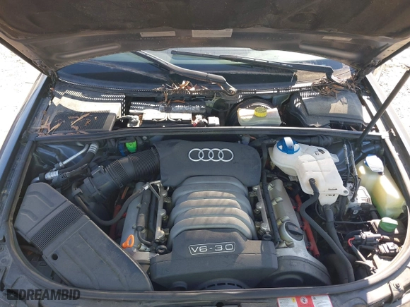 2005 Audi A4 3.0L with VIN WAULT68E35A006168, listed as a IAAI auction lot 41843262 with 125,218 mi miles. Bid and sale history available at carsss.com. Image 10.