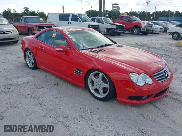 2003 Mercedes-Benz SL 500 with VIN WDBSK75F83F019842, listed as a IAAI auction lot 42155133 with Not provided miles and . Bid and sale history available at DreamBid. Image 1.