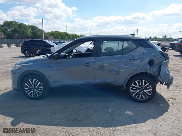2022 Nissan Kicks SV with VIN 3N1CP5CV9NL507893, listed as a IAAI auction lot 41531020 with NaN miles. Bid and sale history available at carsss.com. Image 15.