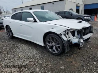 2019 Dodge Charger GT with VIN 2C3CDXHGXKH747040, listed as a Copart auction lot 51766005 with 70,964 mi miles and Salvage Title. Bid and sale history available at DreamBid. Image 4.