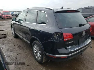 2017 Volkswagen Touareg Sport with VIN WVGEF7BP7HD002920, listed as a Copart auction lot 48546204 with 108,648 mi miles and . Bid and sale history available at DreamBid. Image 2.