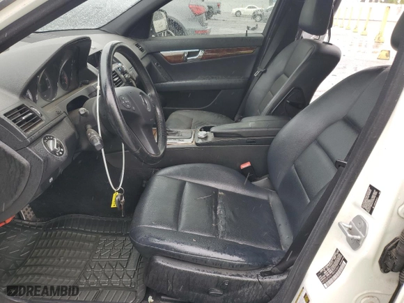 2009 Mercedes-Benz C-Class 3.0L Sport with VIN WDDGF54X19R053869, listed as a Copart auction lot 47818665 with 158,588 mi miles and Salvage Title. Bid and sale history available at carsss.com. Image 7.