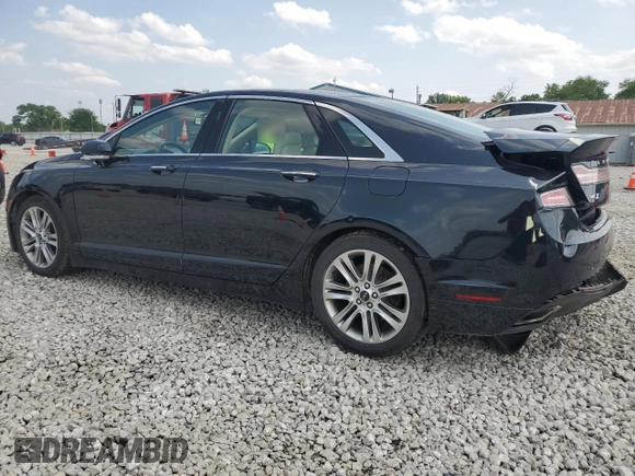2014 Lincoln MKZ with VIN 3LN6L2GK7ER817845, listed as a Copart auction lot 59748945 with 176,295 mi miles and Salvage title. Bid and sale history available at DreamBid. Image 2.