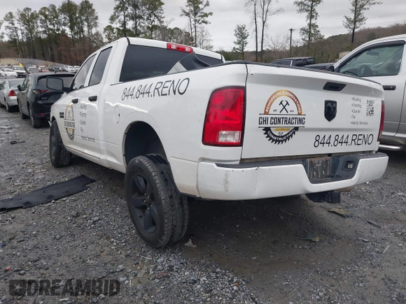 2018 Ram 1500 Tradesman with VIN 1C6RR6FG3JS147382, listed as a IAAI auction lot 41251352 with 166,066 mi miles and . Bid and sale history available at DreamBid. Image 3.
