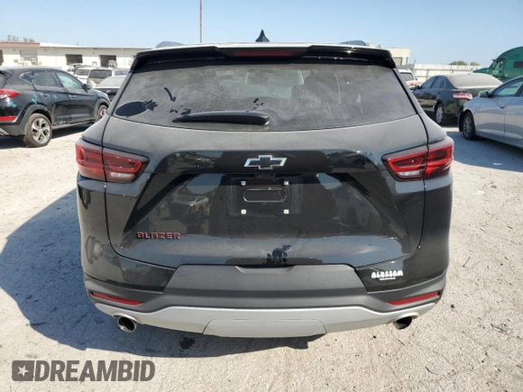 2023 Chevrolet Blazer LT with VIN 3GNKBDRS7PS221300, listed as a Copart auction lot 71954934 with 8,737 mi miles and Salvage title. Bid and sale history available at DreamBid. Image 6.