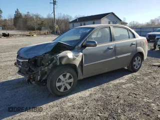 2011 Kia Rio LX with VIN KNADH4A37B6753094, listed as a Copart auction lot 88600905 with 127,936 mi miles and Salvage Title. Bid and sale history available at carsss.com. Image 1.
