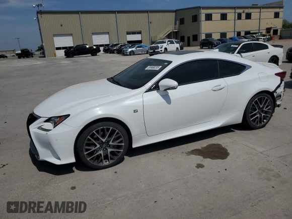 2018 Lexus RC with VIN JTHS85BC3J5004469, listed as a Copart auction lot 53468235 with 61,949 mi miles and Salvage Title. Bid and sale history available at carsss.com. Image 1.