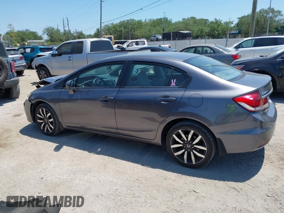 2015 Honda Civic EX-L with VIN 2HGFB2F9XFH518001, listed as a IAAI auction lot 42065254 with 110,202 mi miles and . Bid and sale history available at DreamBid. Image 14.