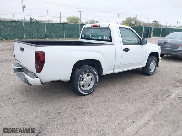 2007 Chevrolet Colorado Work Truck with VIN 1GCCS149678215562, listed as a IAAI auction lot 41906967 with 130,023 mi miles. Bid and sale history available at carsss.com. Image 4.