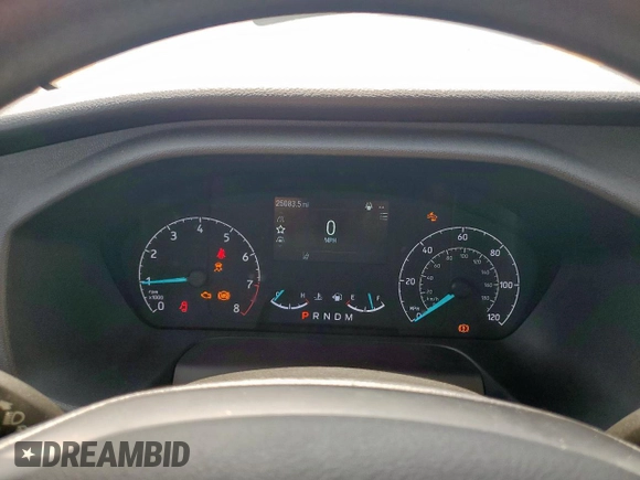 2023 Ford Transit Cargo with VIN 1FTBW9C89PKB88609, listed as a Copart auction lot 63399805 with 25,083 mi miles and Salvage title. Bid and sale history available at DreamBid. Image 9.