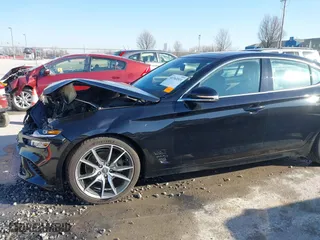 2022 Genesis G70 2.0T with VIN KMTG34TA0NU098580, listed as a IAAI auction lot 41763511 with 87,816 mi miles. Bid and sale history available at carsss.com. Image 19.